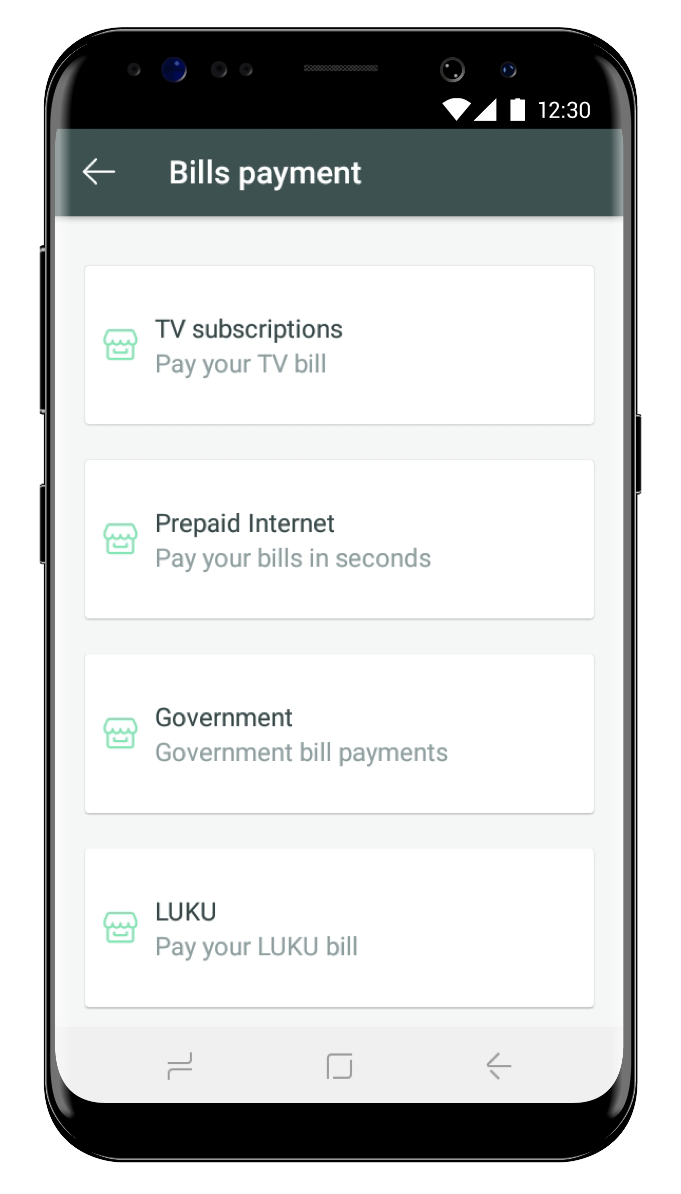 Bills Payment Bills Payment